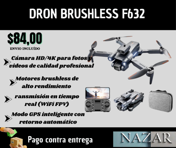 DRON BRUSHLESS F632