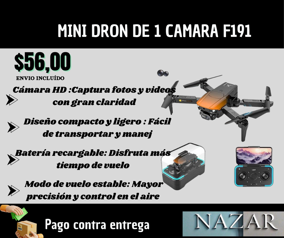 MINI DRON DE 1 CAMARA F191